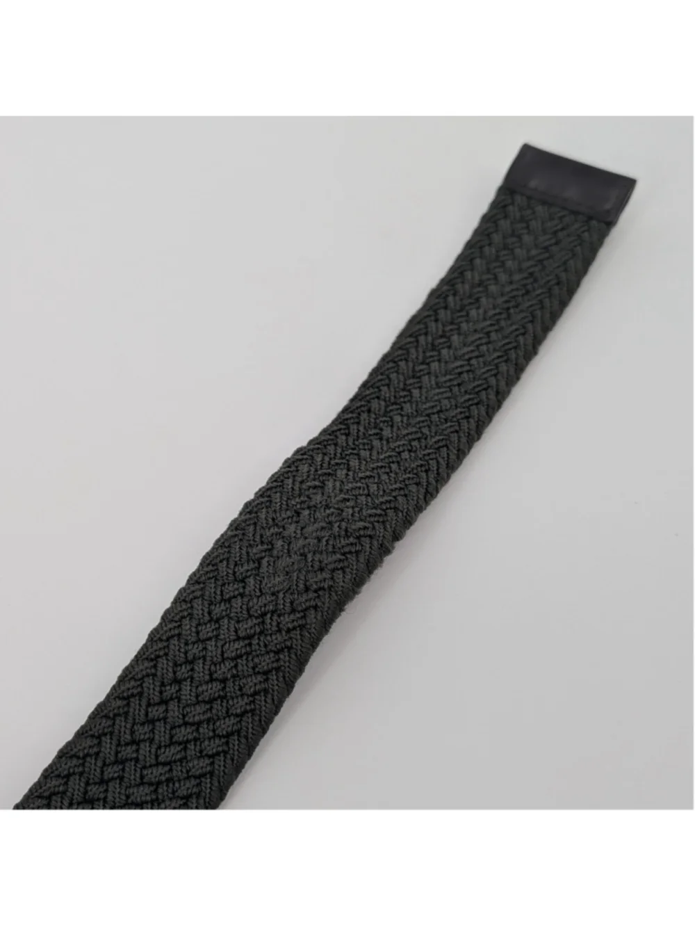 Nike G-Flex Golf Belt Mens M 36-38 Army Green Gray Woven Stretch Braided Swoosh